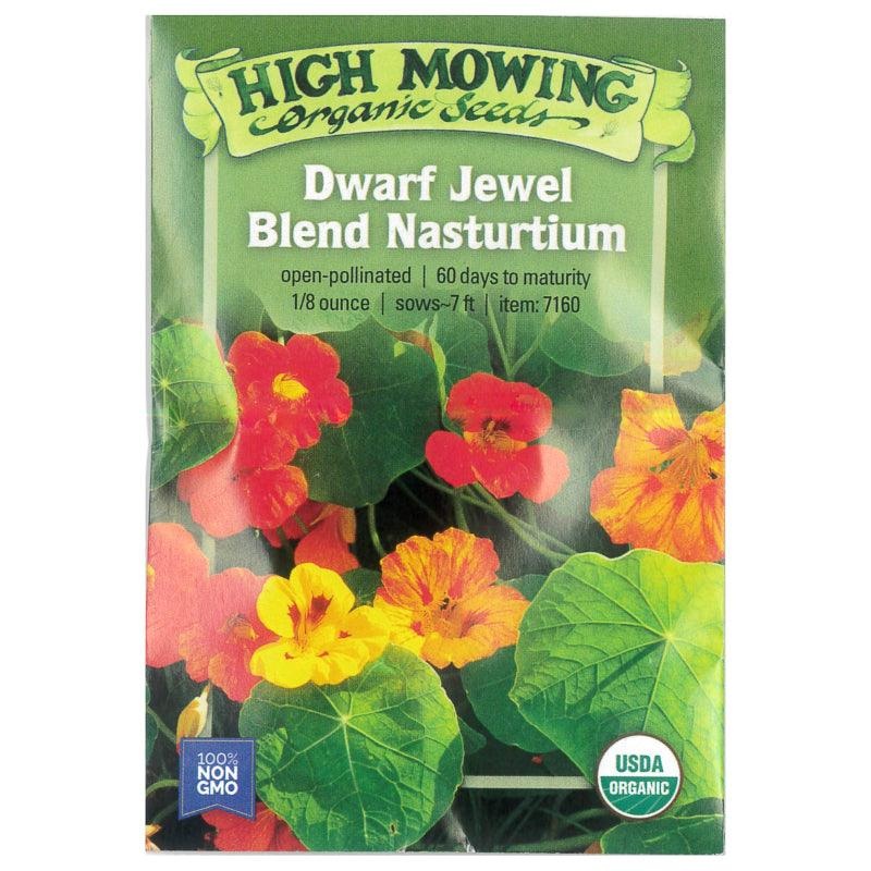 Dwarf Jewel Nasturtium (Organic)