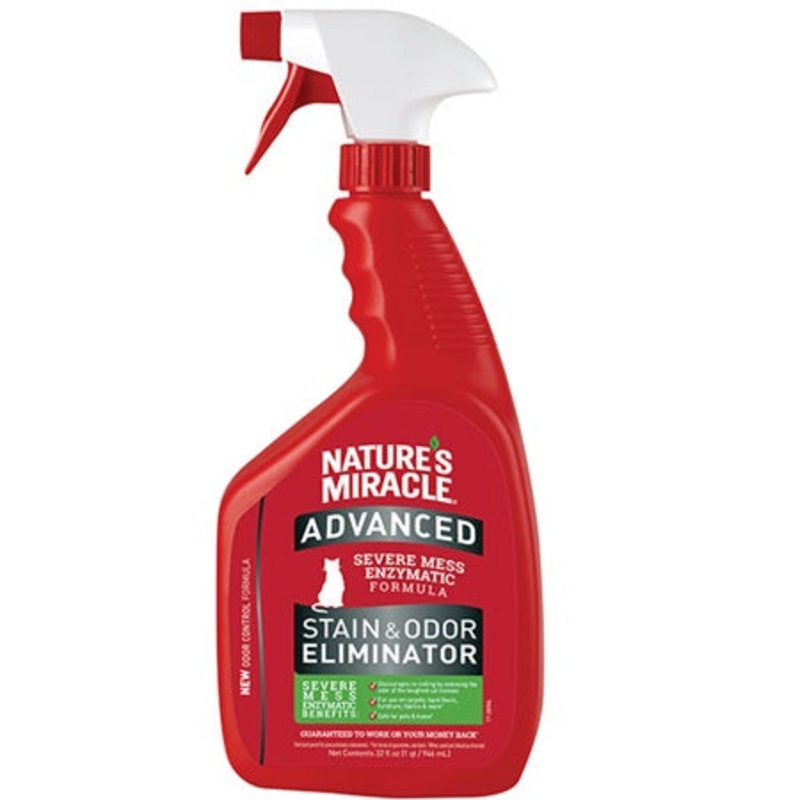 Nature’s Miracle Advanced Stain and Odor Eliminator – Cats