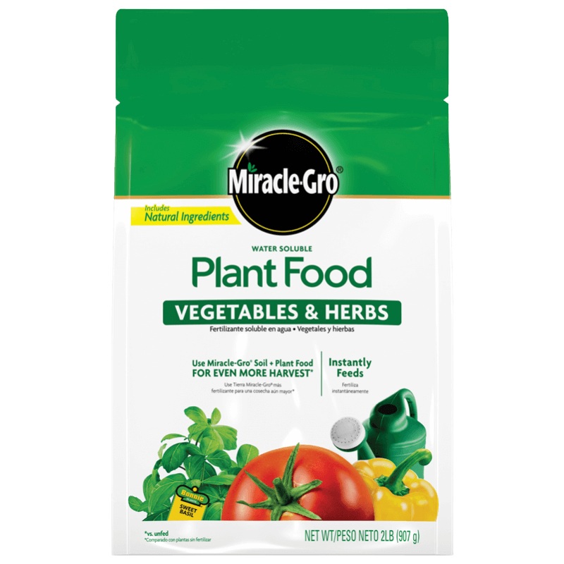 Miracle-Gro Water Soluble Plant Food Vegetables and Herbs