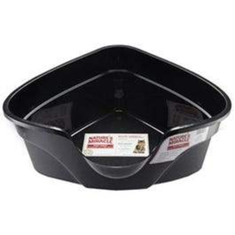 Cat Litter Box, High-Sided, 23 x 23 x 10-In.