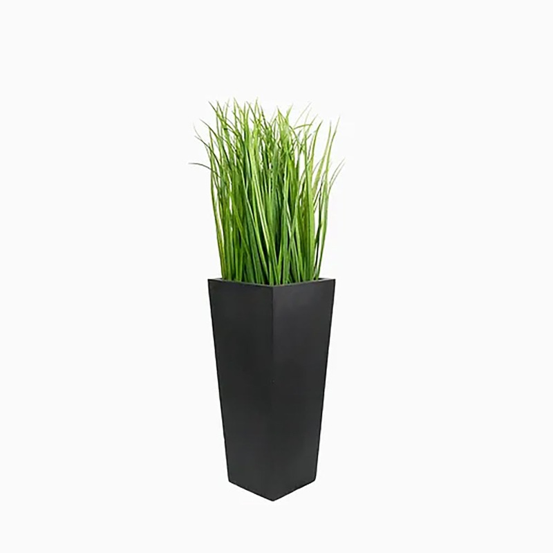 Deluxe Lemongrass W/Tall Black Pot 66In Everlasting