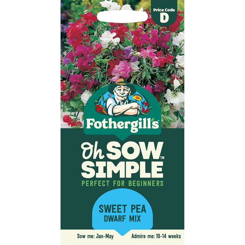 Oh Sow Simple – Sweet Pea Dwarf Mixed Seeds