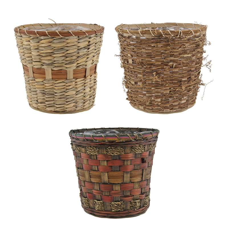 8″ Round Bamboo Basket DISCONTINUED