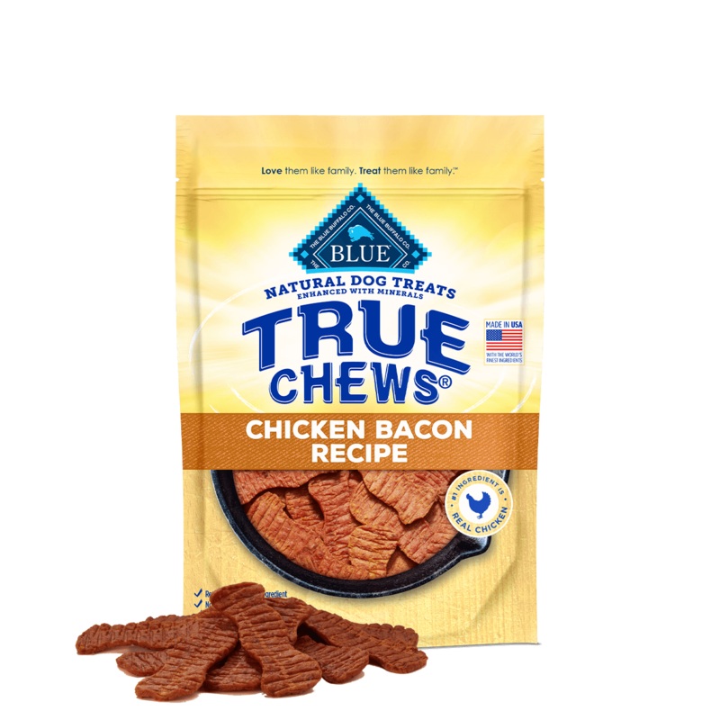 Blue Buffalo True Chews Chicken Bacon Recipe Dog Treats