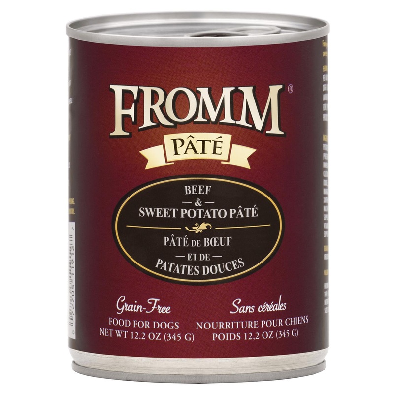Fromm Grain-Free Beef & Sweet Potato Pt Dog Food 12.2 oz, Single Can