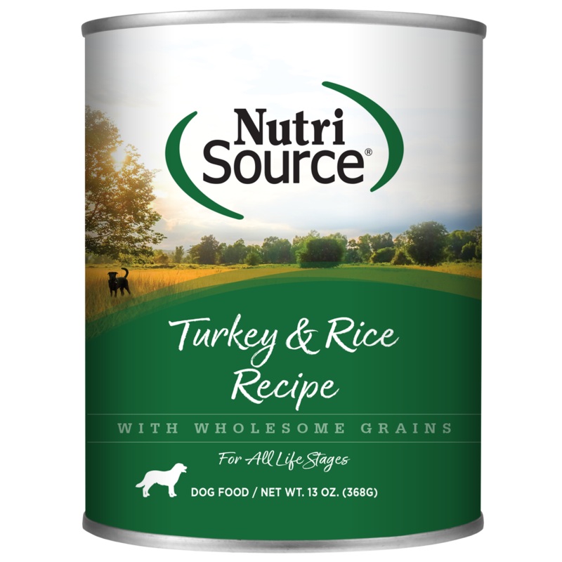NutriSource Turkey & Rice Recipe Healthy Wet Dog Food