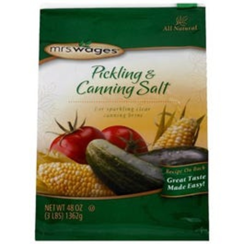 Pickling & Canning Salt 48 Oz