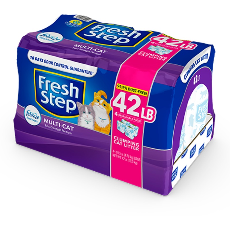 MULTI-CAT SCENTED LITTER WITH THE POWER OF FEBREZE