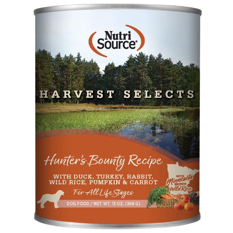 NutriSource Harvest Selects Hunters Bounty Recipe Wet Dog Food