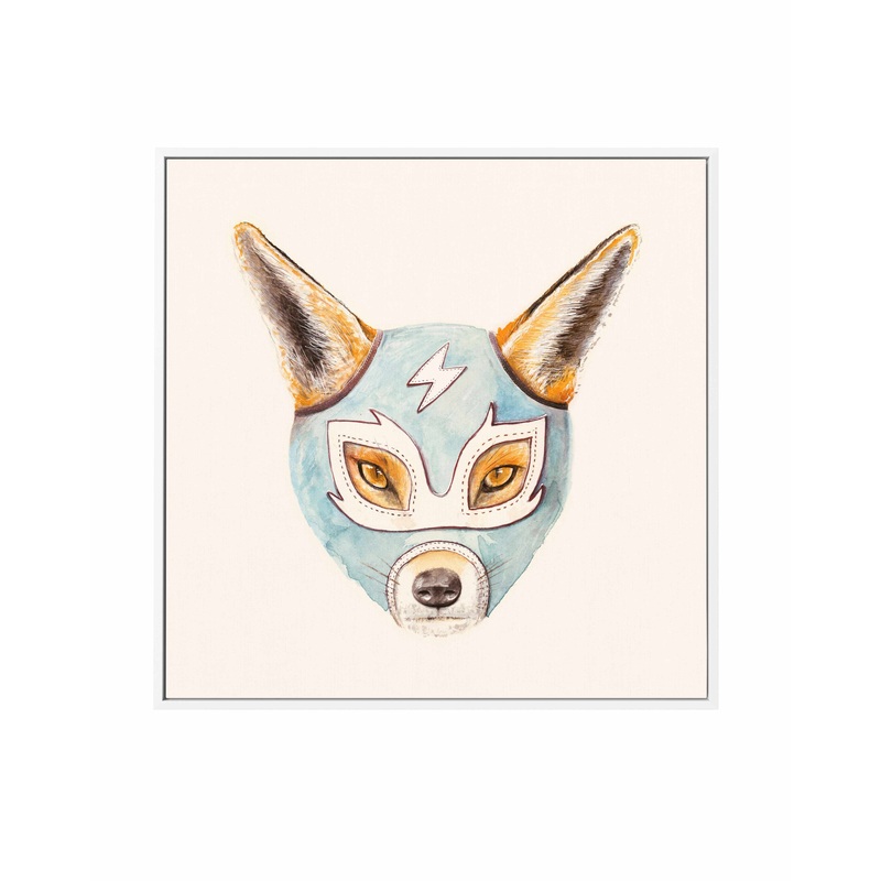 Andrew Fox Wrestler By Florent Bodart | Framed Canvas Art Print