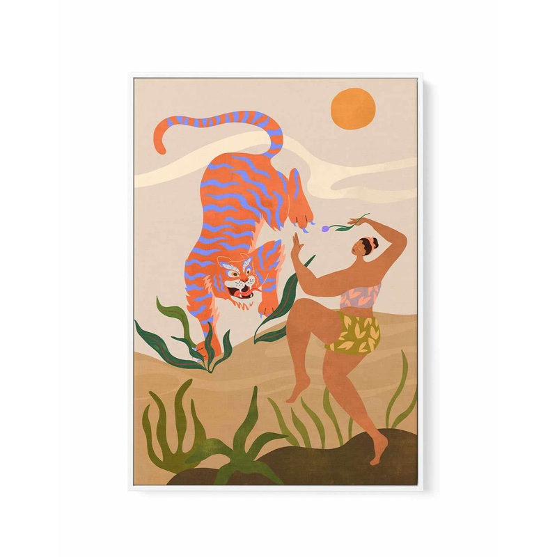 Dance With Me by Arty Guava | Framed Canvas Art Print