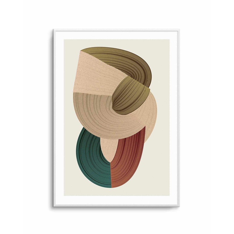 Fibers I by Design Fabrikken Art Print