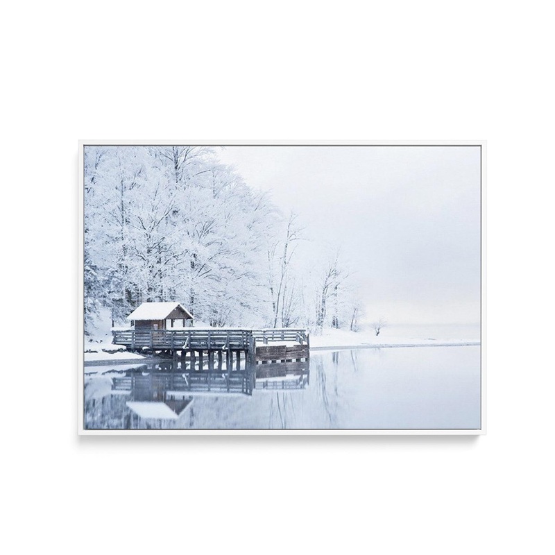 Lake Shack | LS | Framed Canvas