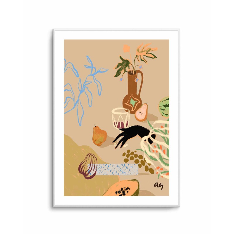 Pass Me The Pear by Arty Guava | Art Print