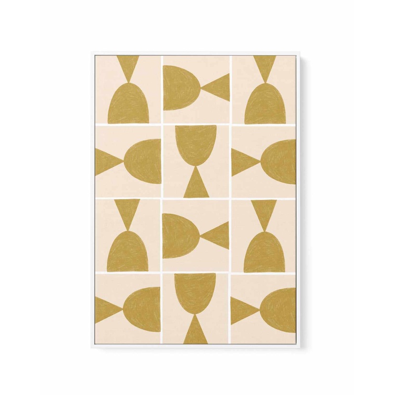 Pattern by Jenny Liz Rome | Framed Canvas Art Print