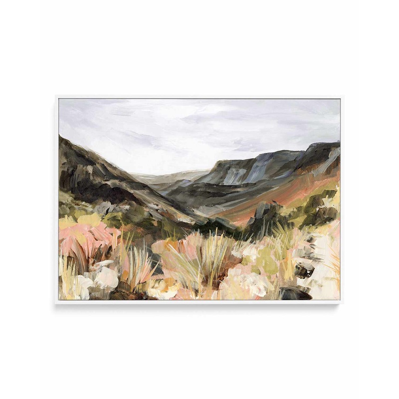 The Hills by Meredith O’Neal | Framed Canvas Art Print