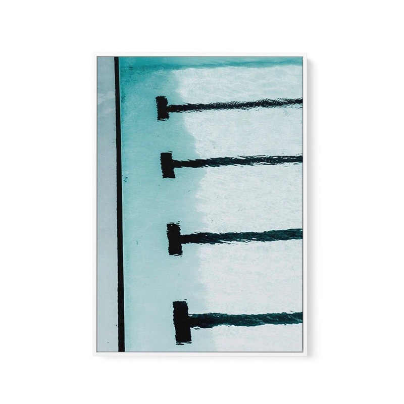 When In Bondi | Framed Canvas Art Print