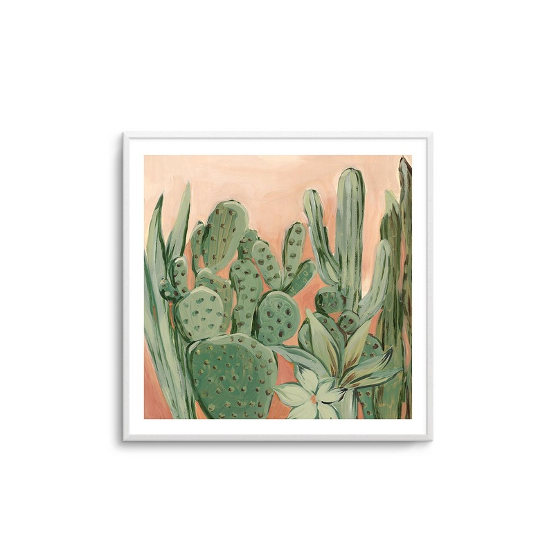 Cactus Square Art Print