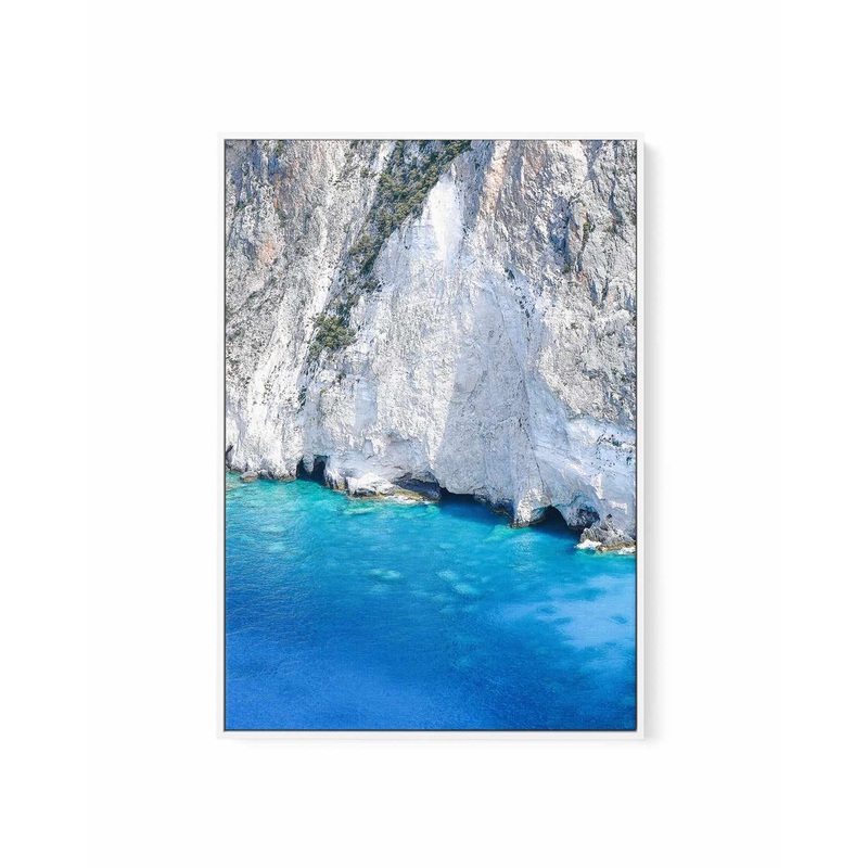 Rocky Cliffs by Kamalia Studio | Framed Canvas Art Print