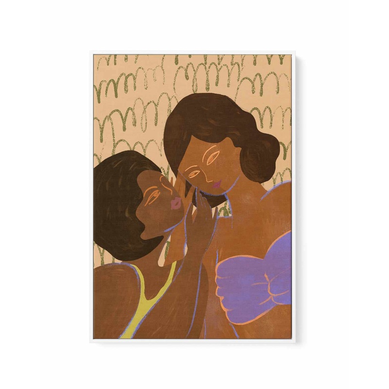 Secret Copy by Arty Guava | Framed Canvas Art Print