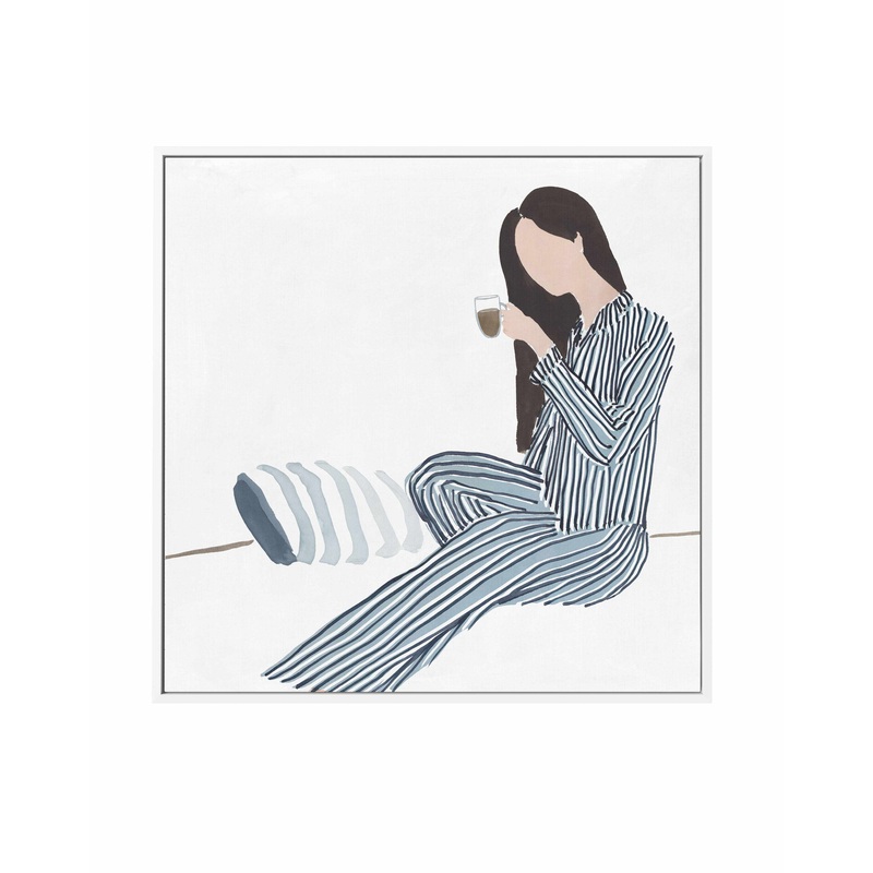 Sunday Blues | Framed Canvas Art Print