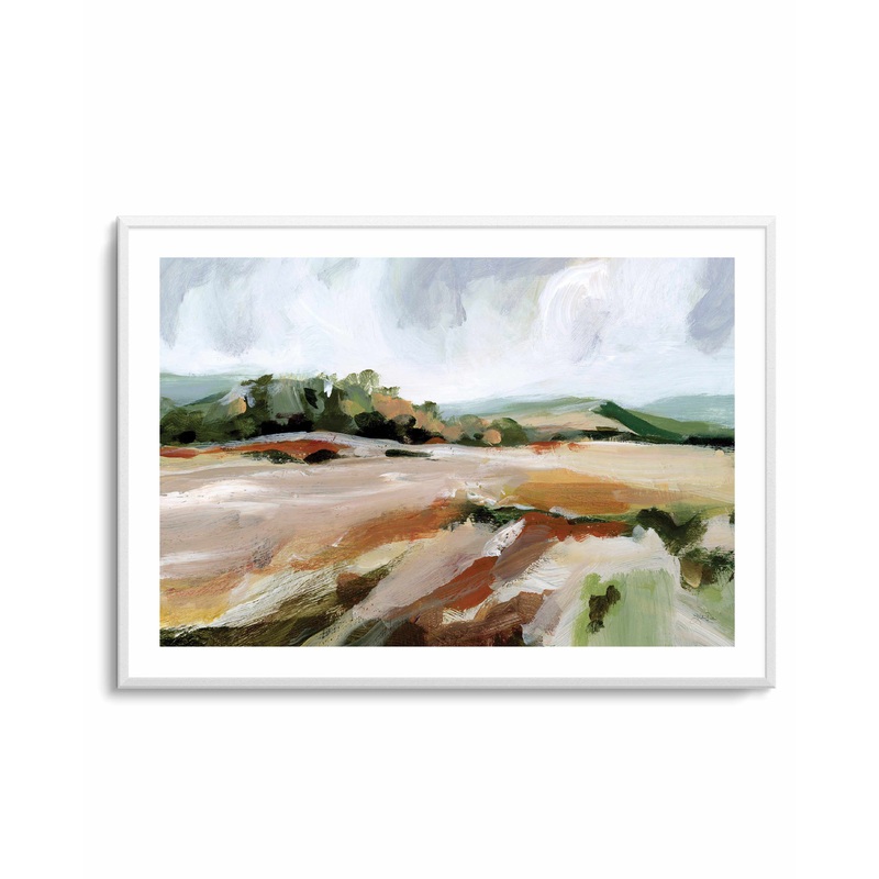 Taupe Toned Landscape | Art Print