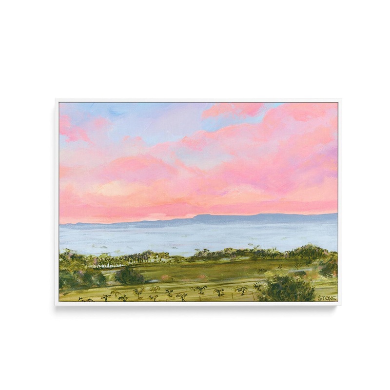 The Hinterland by Belinda Stone | Framed Canvas Art Print