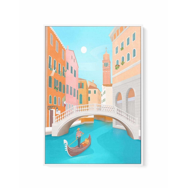 Venice By Petra Lizde | Framed Canvas Art Print