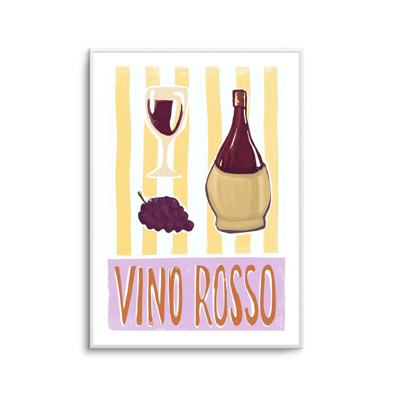 Vino Rosso Art Print Art Print