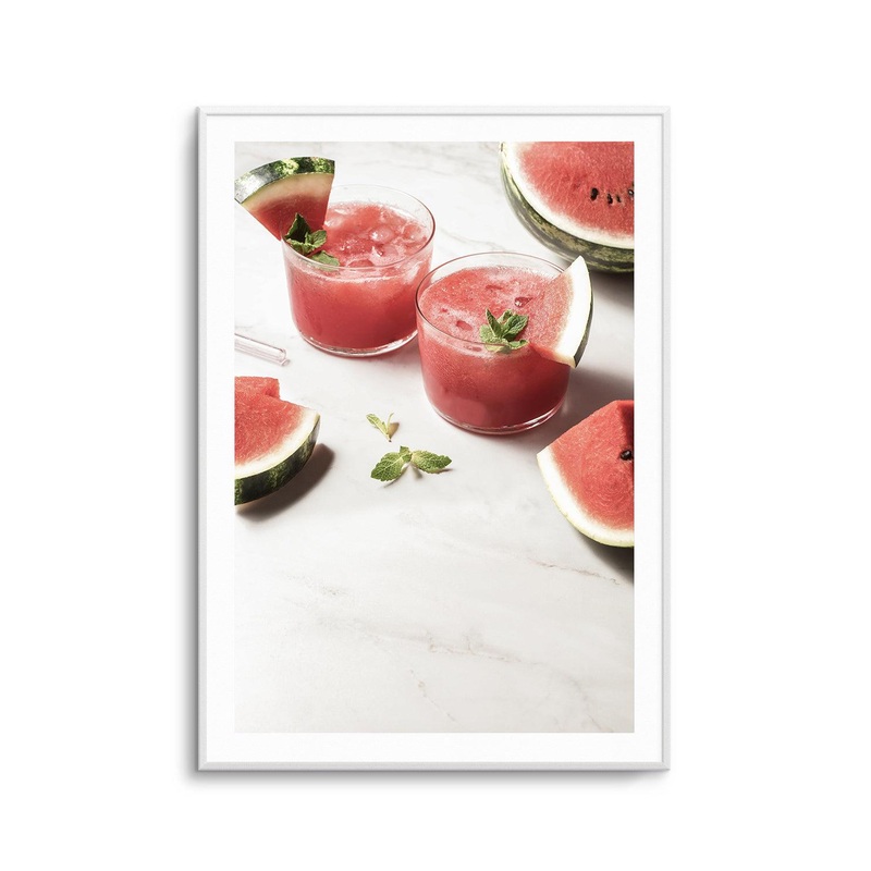 Watermelon Smash Art Print