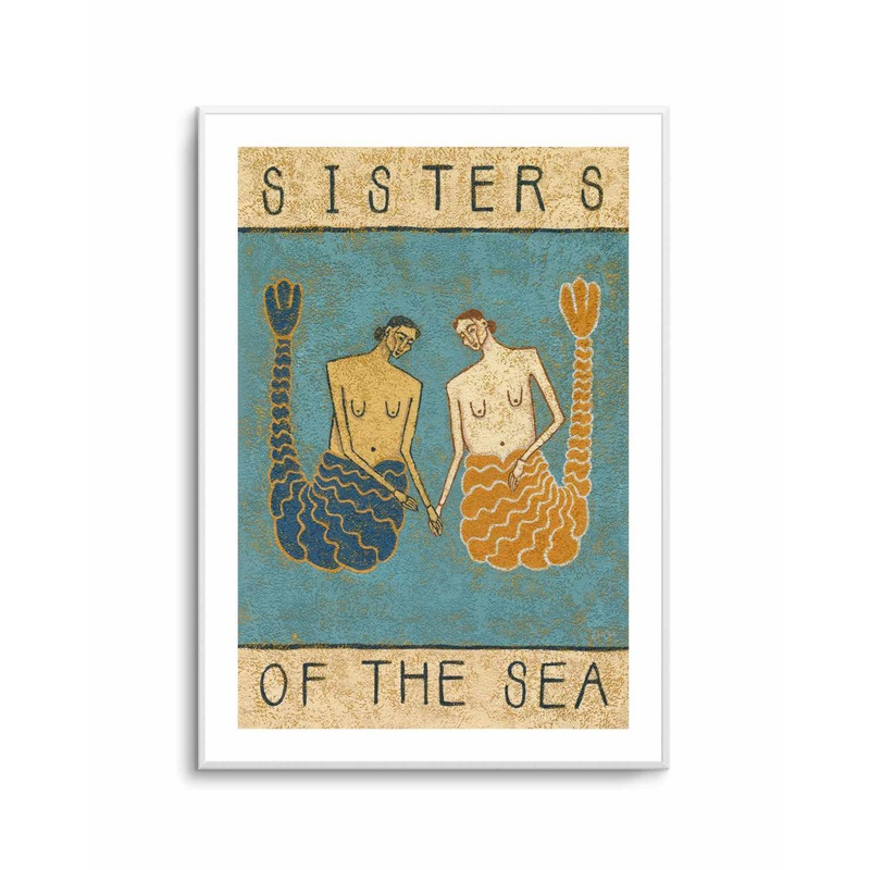 Sisters of the sea by Julie Celina | Art Print