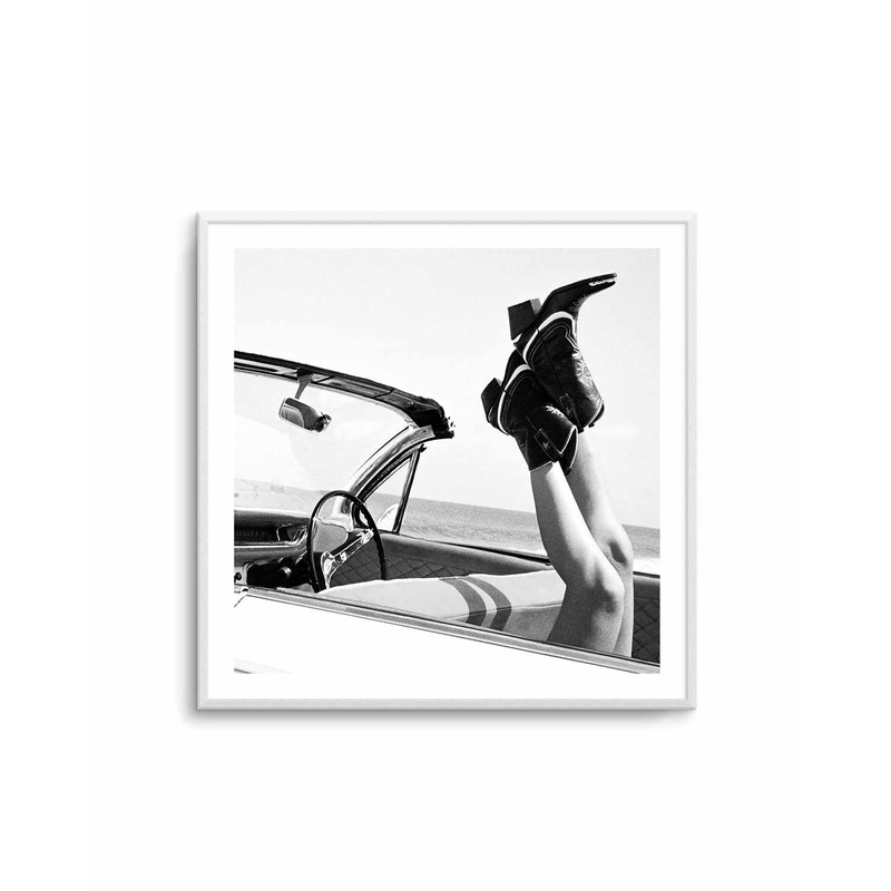 These Boots B&W by Amy Hallam | Art Print