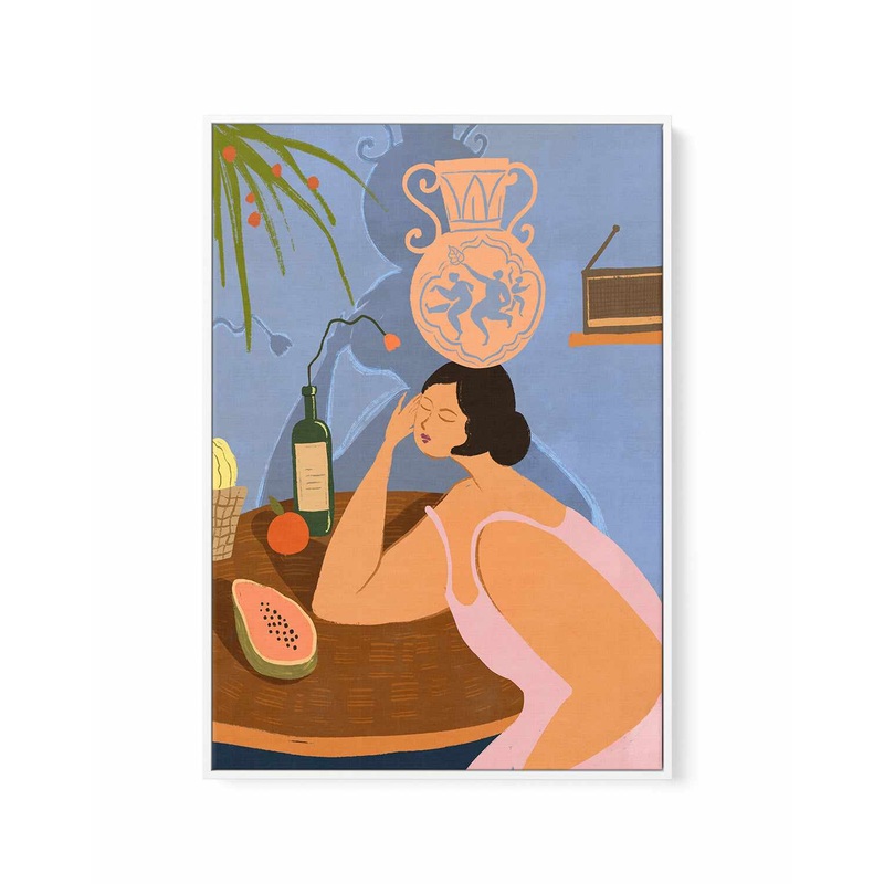 Be Still by Arty Guava | Framed Canvas Art Print