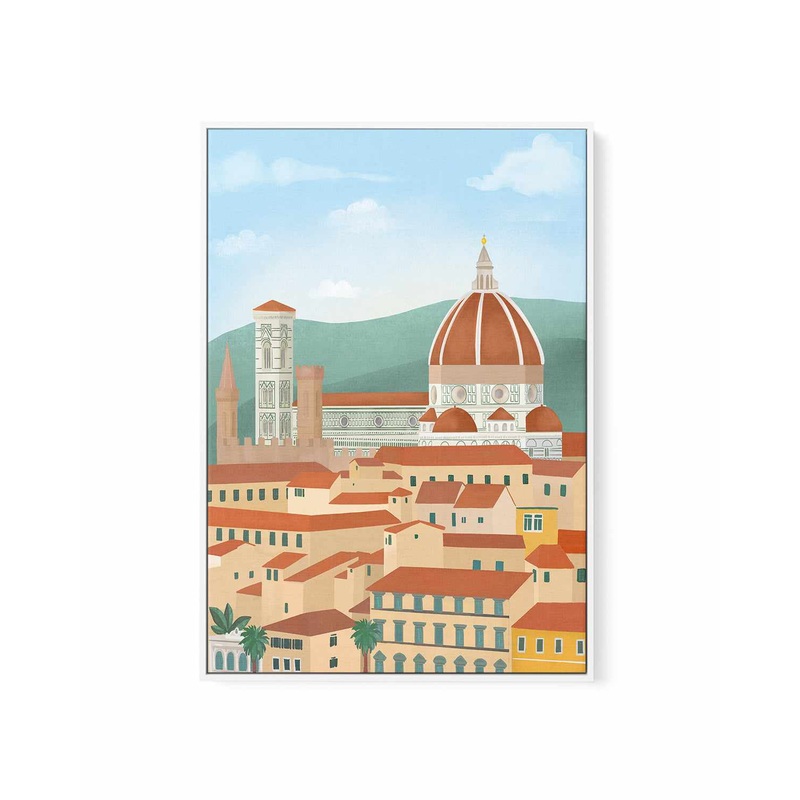 Florence by Petra Lizde | Framed Canvas Art Print