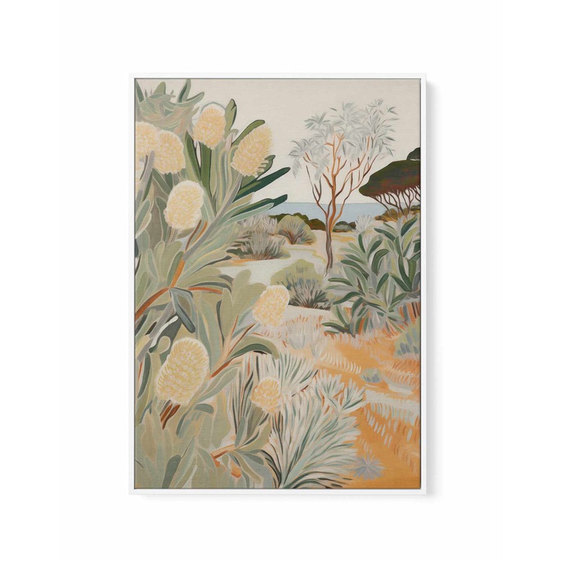 West Coast I | Framed Canvas Art Print