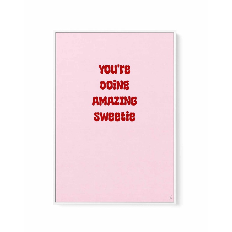 Amazing | Framed Canvas Art Print