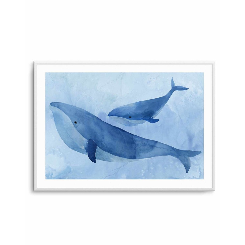 Blue Spirits II Art Print