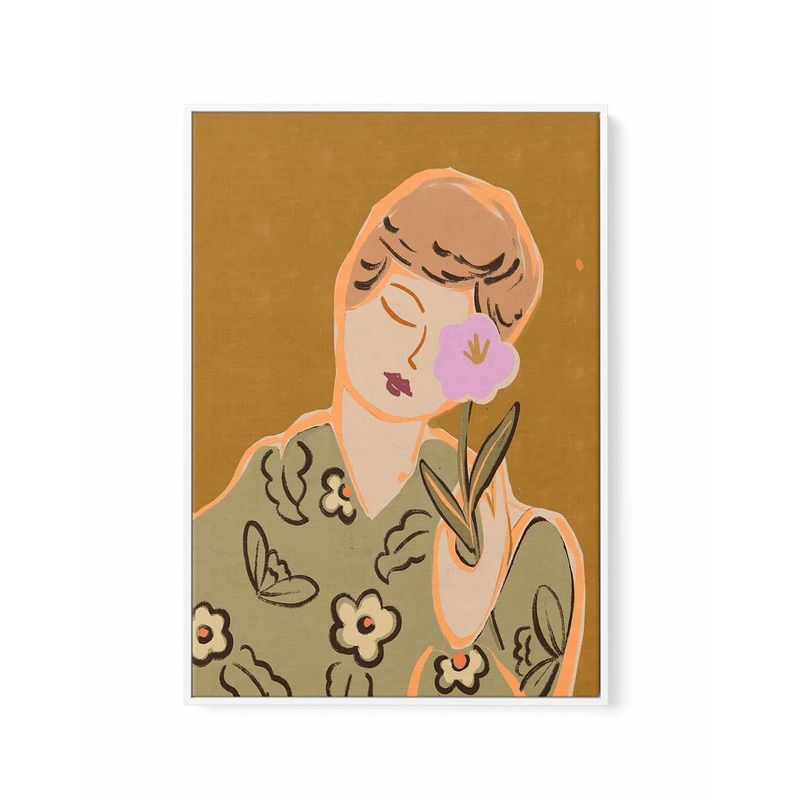 Calm by Arty Guava | Framed Canvas Art Print