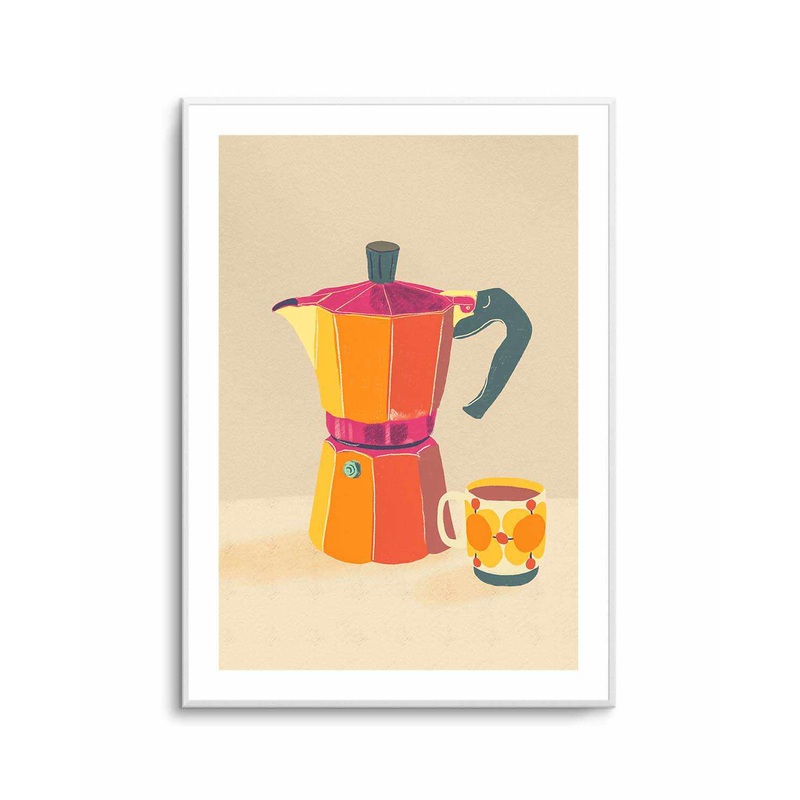 Coffee break by Gigi Rosado | Art Print