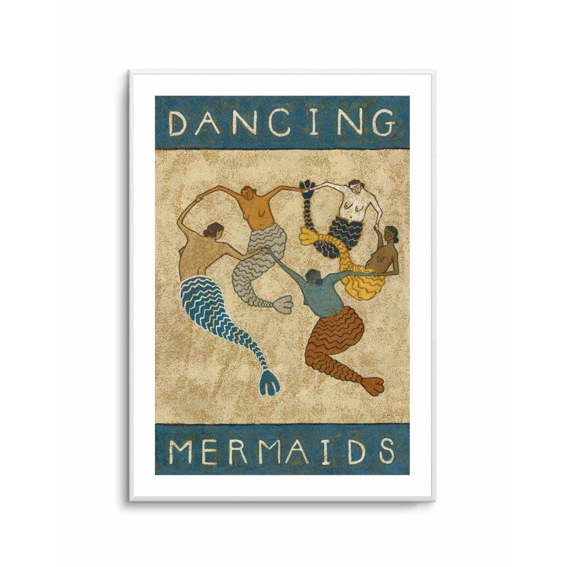 Dancing Mermaids by Julie Celina | Art Print