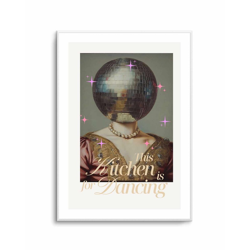 The Kitchen is For Dancing | Art Print