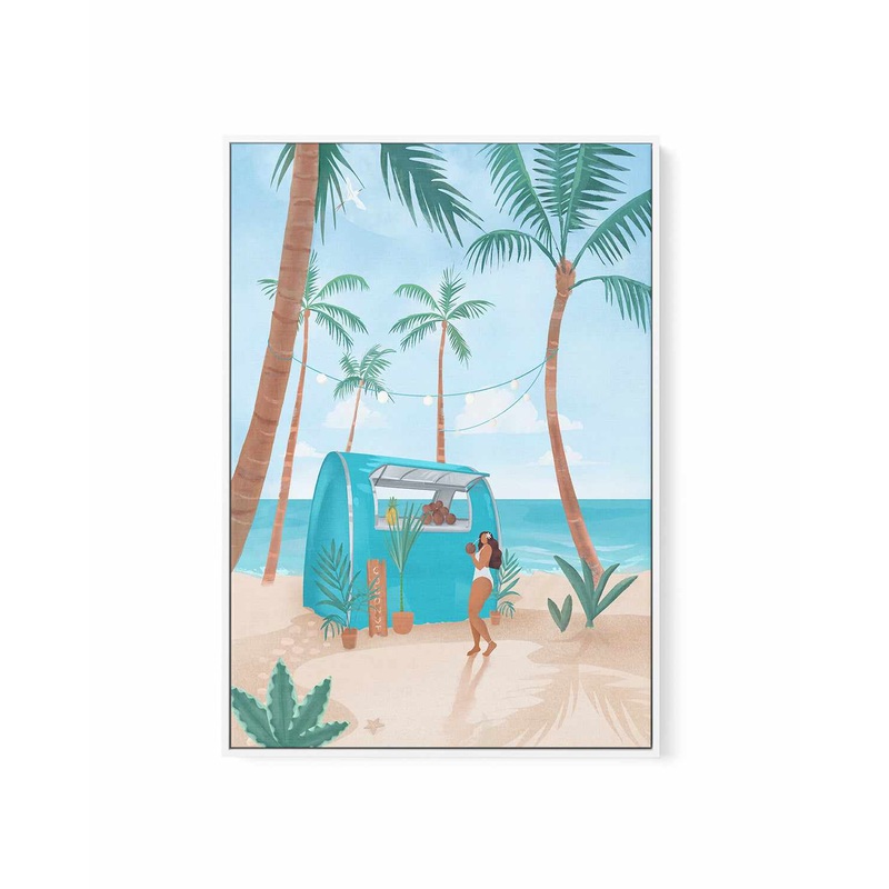 Summer in Bora Bora by Petra Lizde | Framed Canvas Art Print