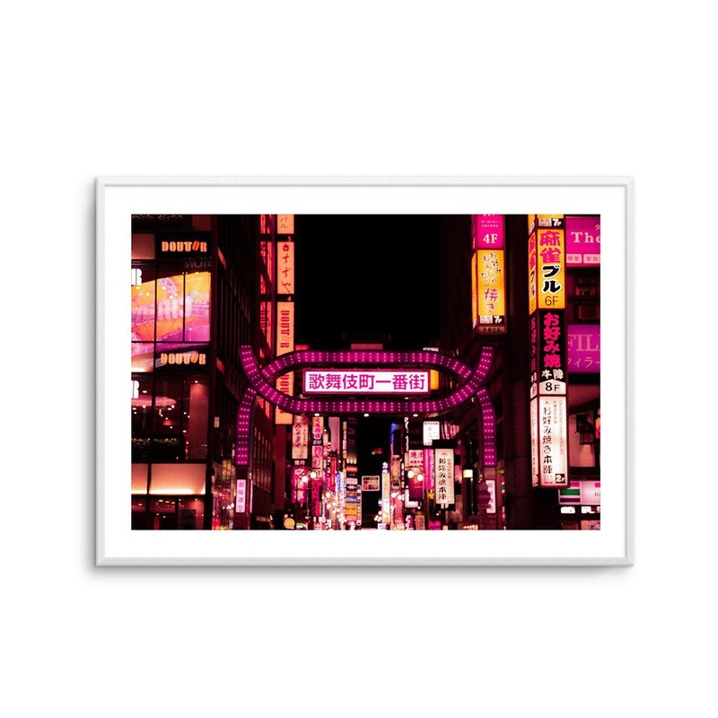 Tokyo Red Light District I Art Print