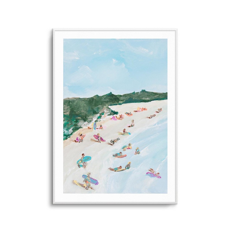 Belongil Beach PT I by Belinda Stone Art Print