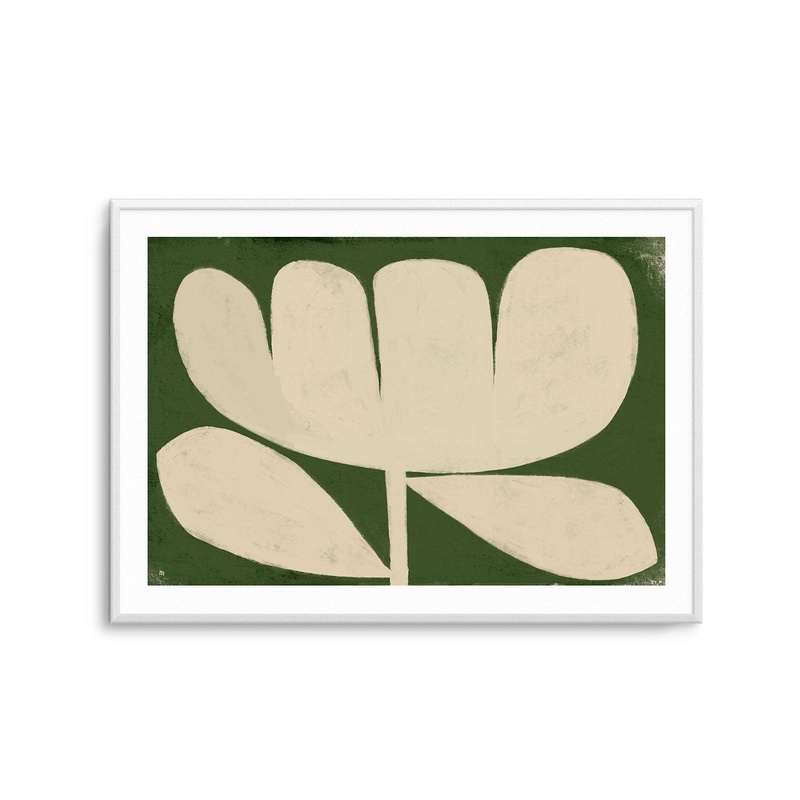 Big Flower on Green by Marco Marella | Art Print
