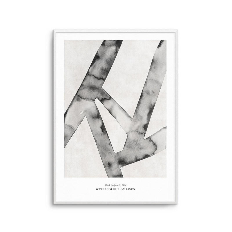 Black Lines II Art Print