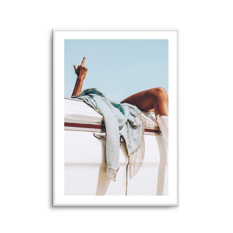 Care Free I I by Amy Hallam Art Print