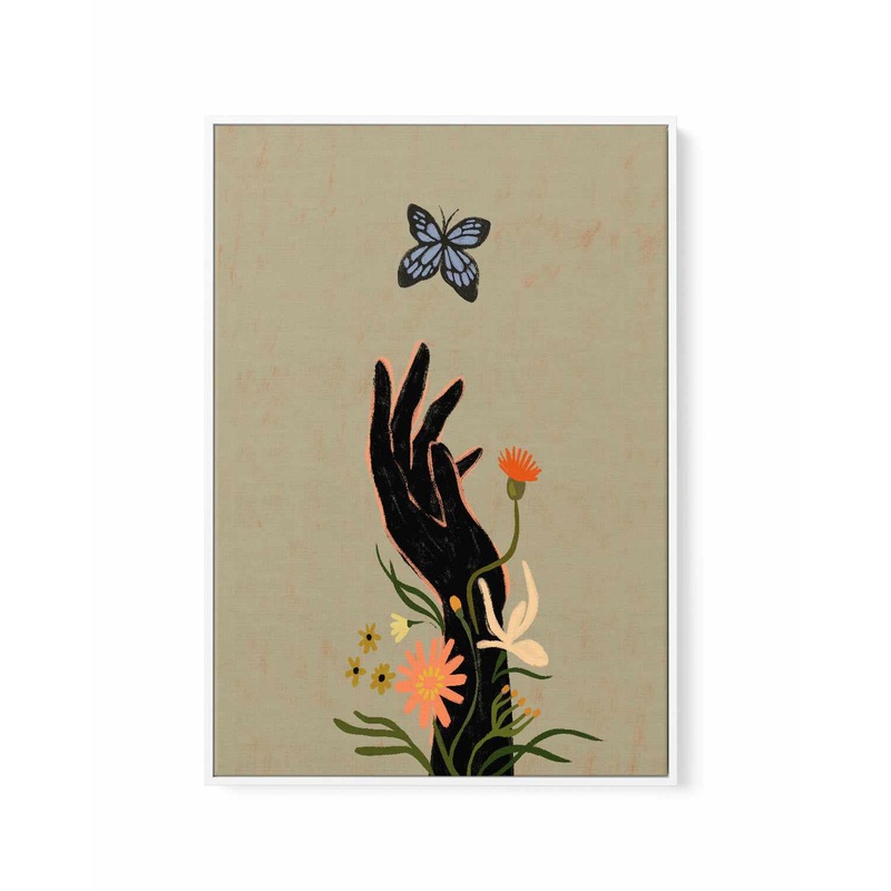 Rise Up by Arty Guava | Framed Canvas Art Print