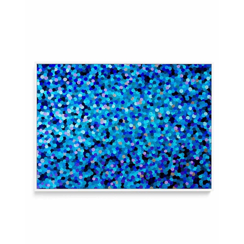 River Flow by Katherine Spiller | Framed Canvas Art Print