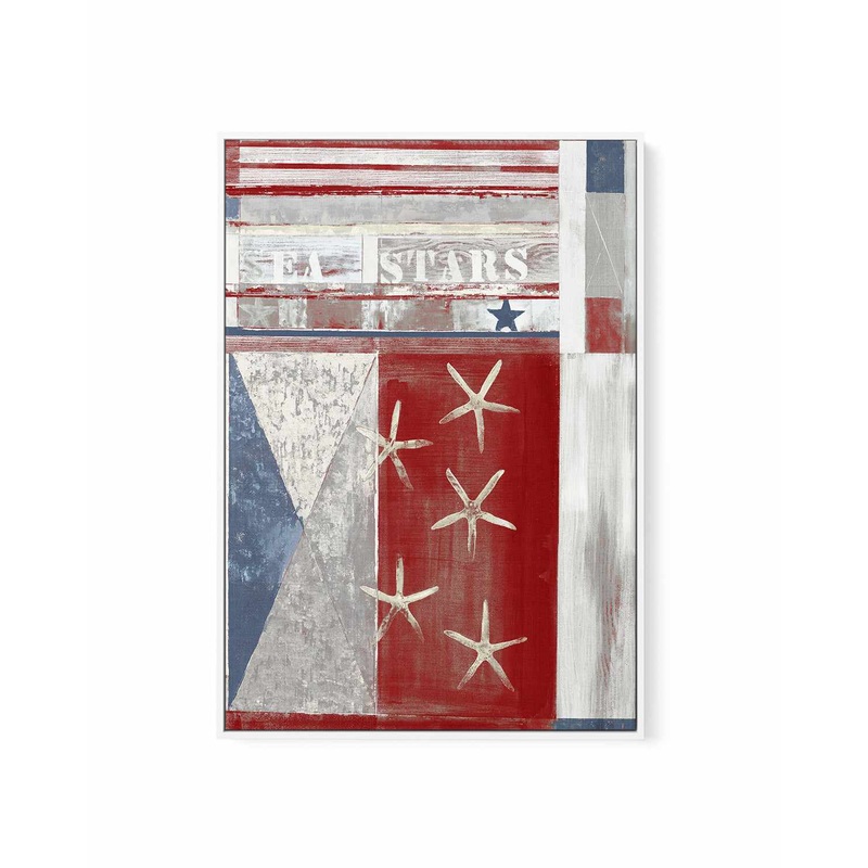 Americana II | Framed Canvas Art Print